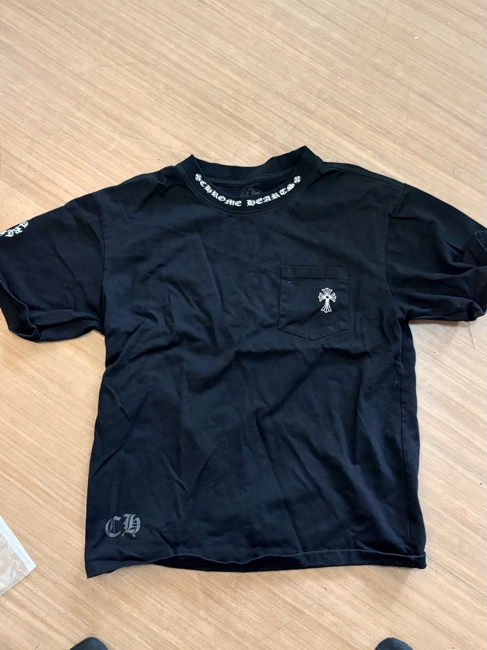 Chrome Hearts Black Tee Medium